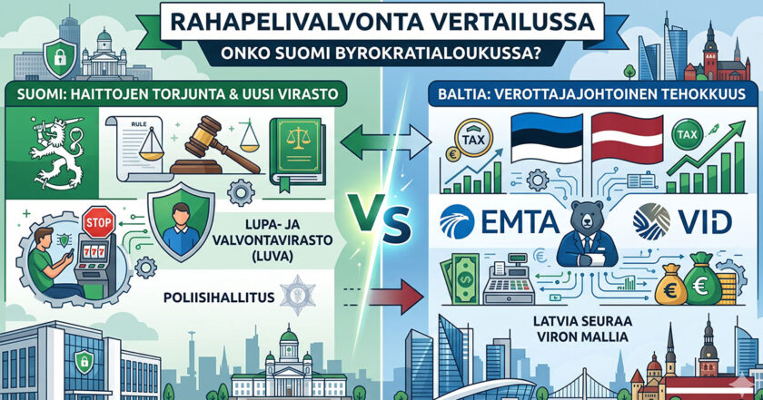 Rahapelivalvonta: Suomi vs Baltia